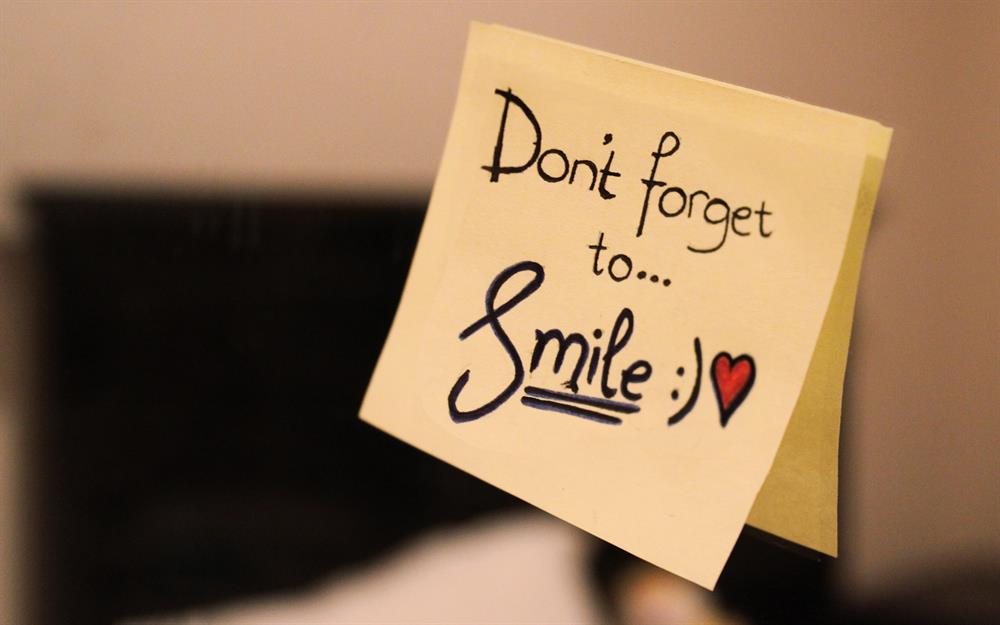Don't forget to smile - motivational quotes for happiness